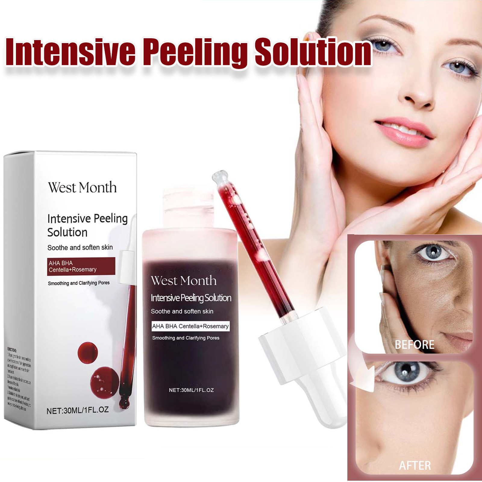 Centella Asiatica Toner - Peeling Siero Viso Anti Acne Schiarente
