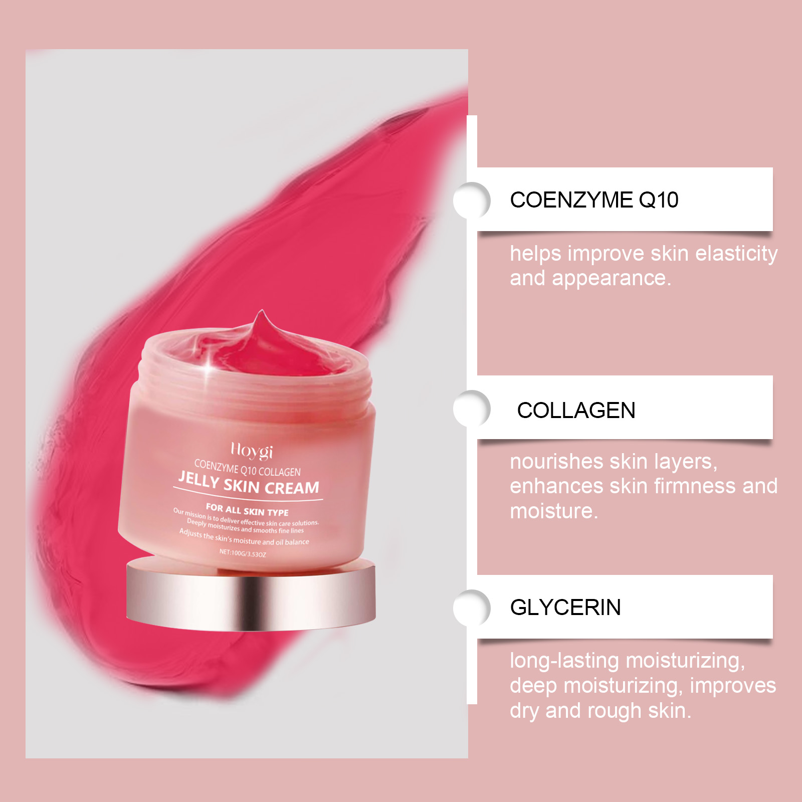 Crema gelatina al collagene Pr - Coenzyme Q10 Cream recensione e prezzo